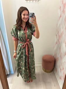 Limelight Midi Dress Green