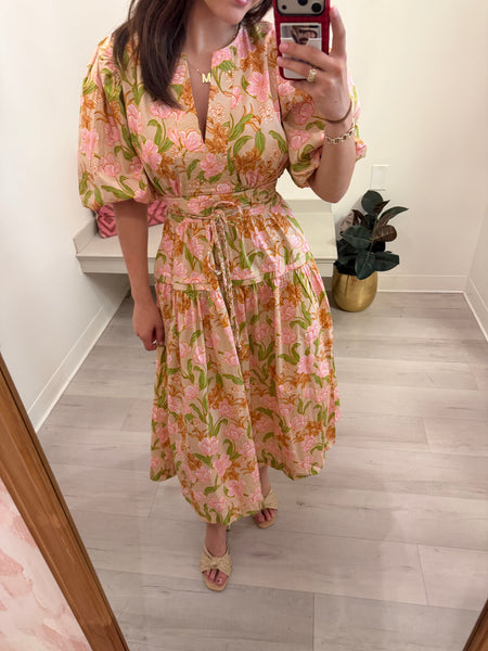 Bloom Meadow Puff SLv Midi