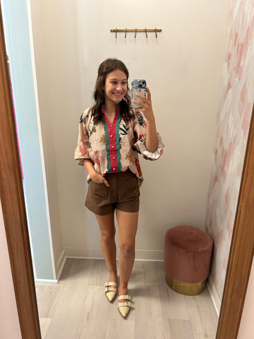 Fresh Fall Florals Blouse