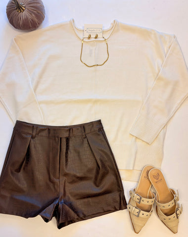 Better Basic Sweater Cream