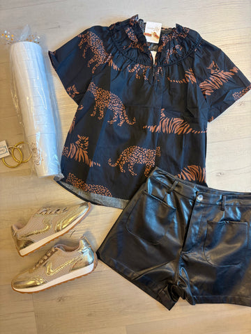 Love The Tigers Jungle Blouse