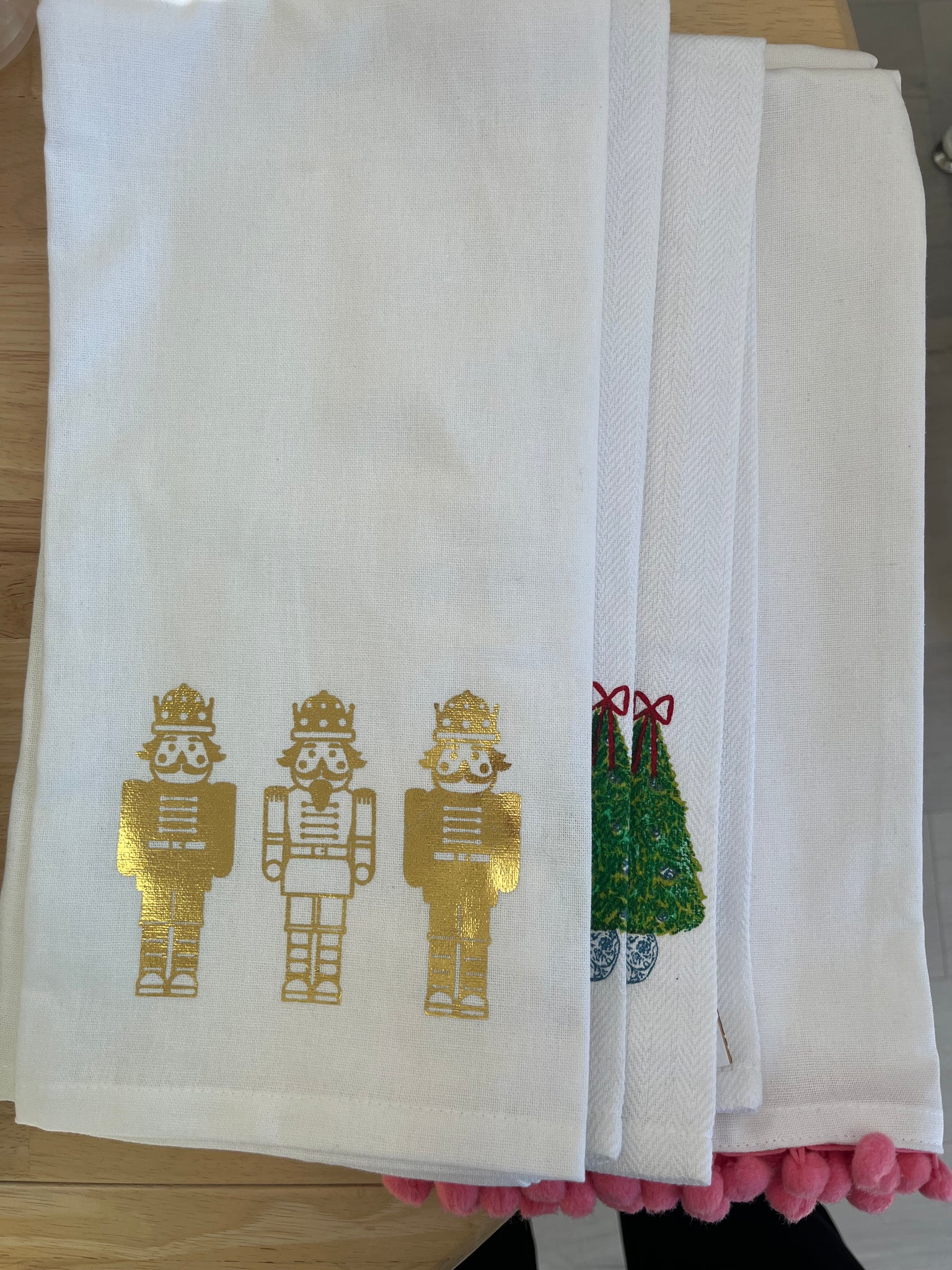 Gold Nutcracker Hand Towel