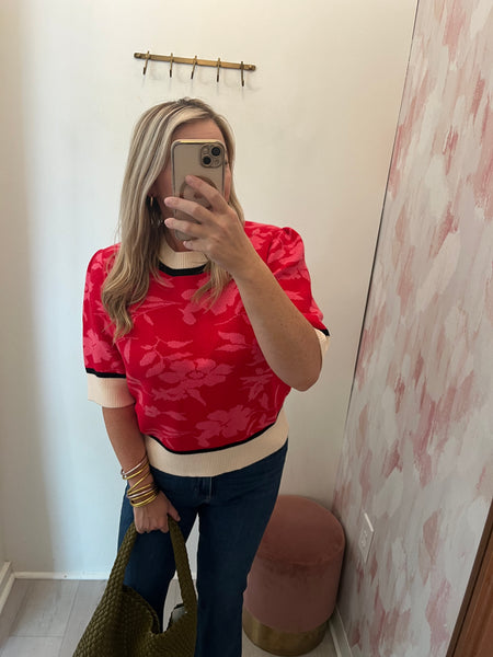Samma Floral SS Sweater