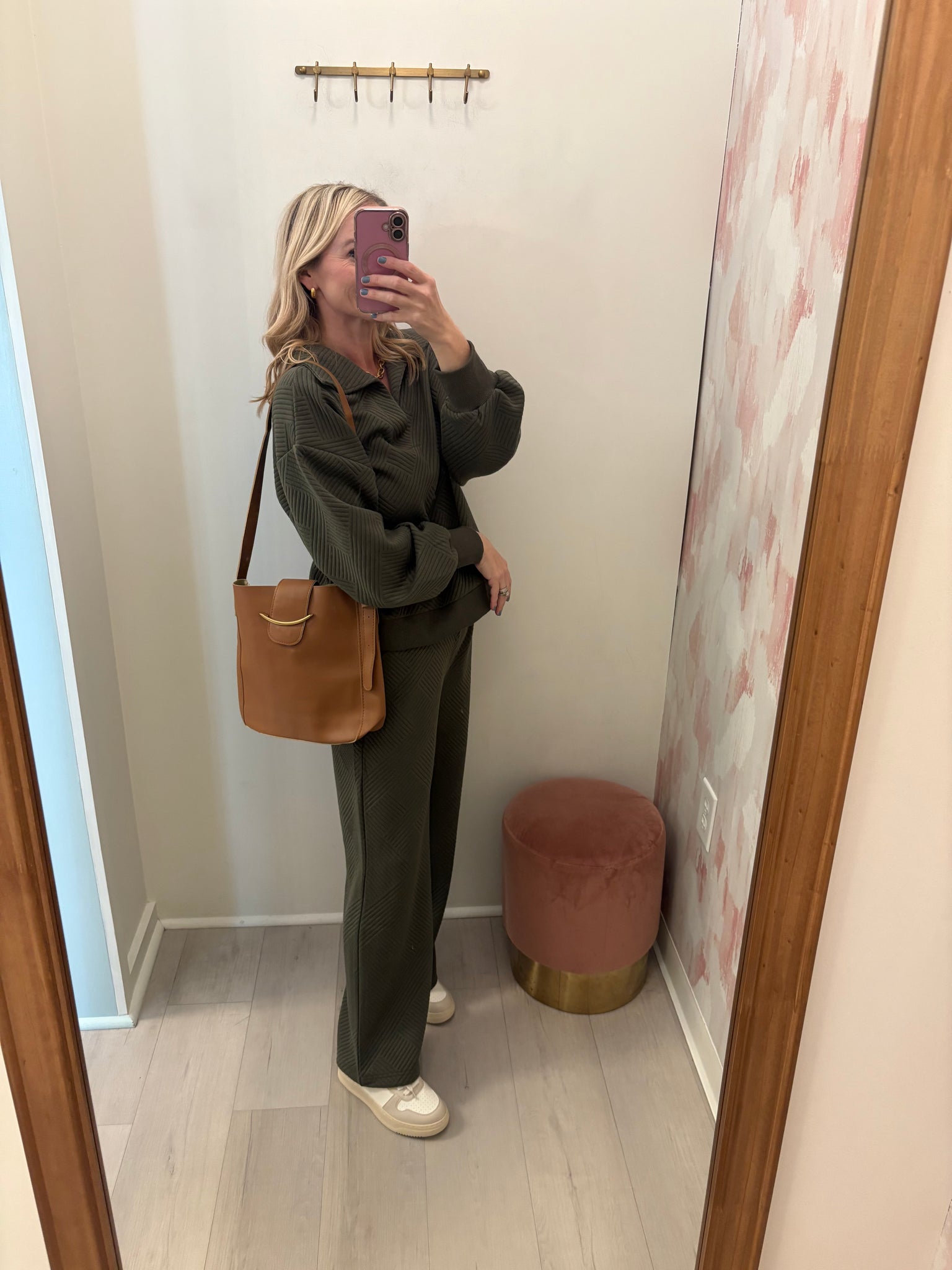 Chic Saddle Purse Tan