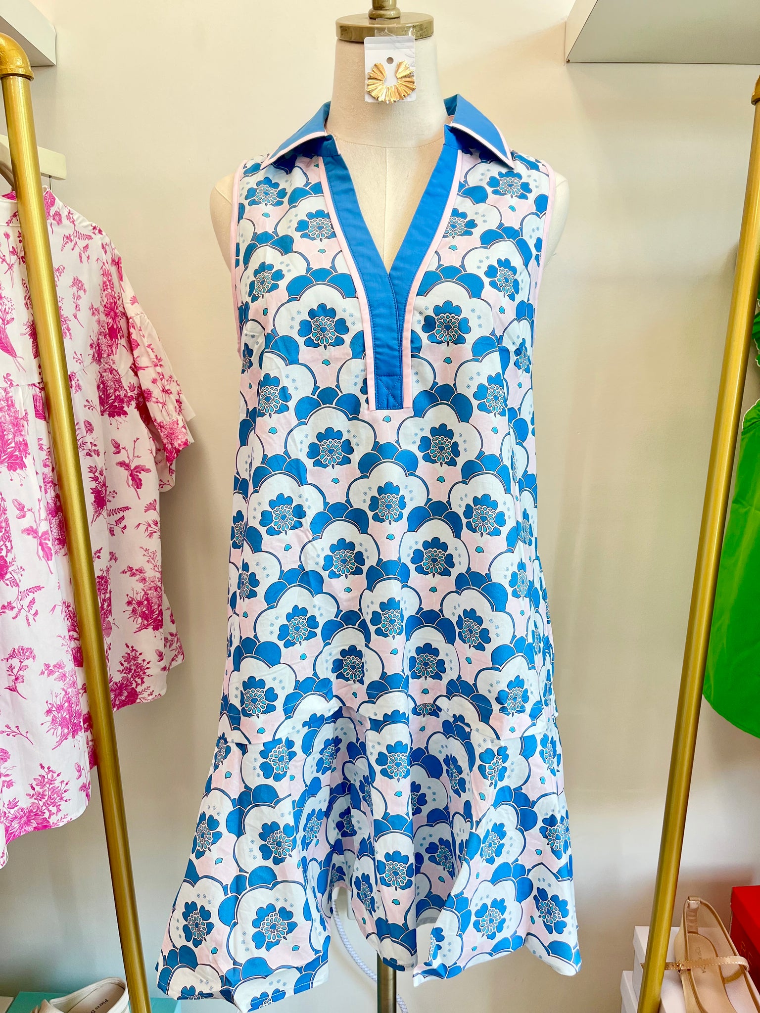 Summer Chic Slvless Floral Dress