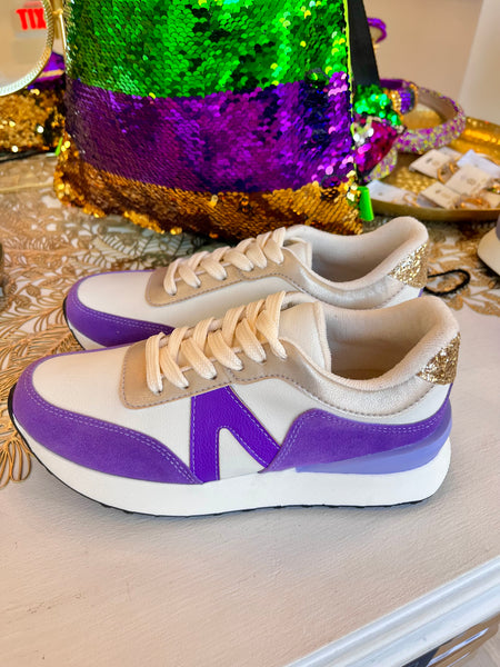 Steppin Into MG Sneakers Pur/Gld
