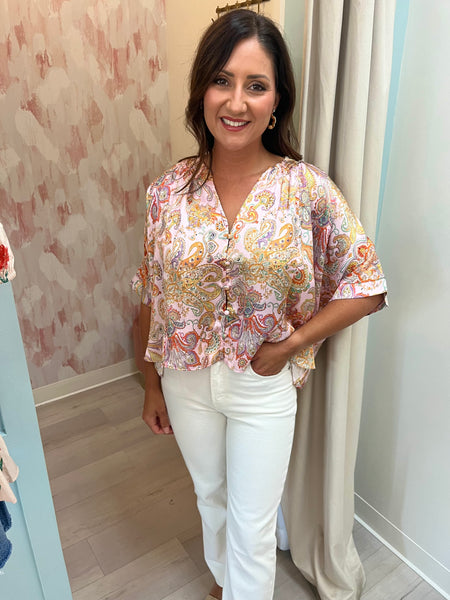 Paisley Day Blouse