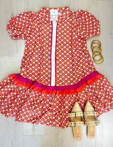 Picnic Chic Button Up Dress