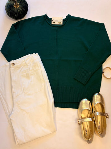 Better Basic Sweater Green