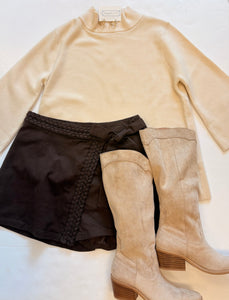 Cream Bell Slv Top