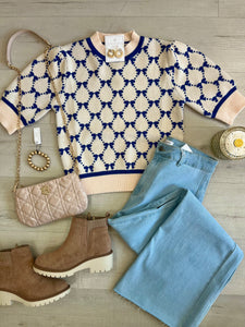 Wedgewood Bow Sweater