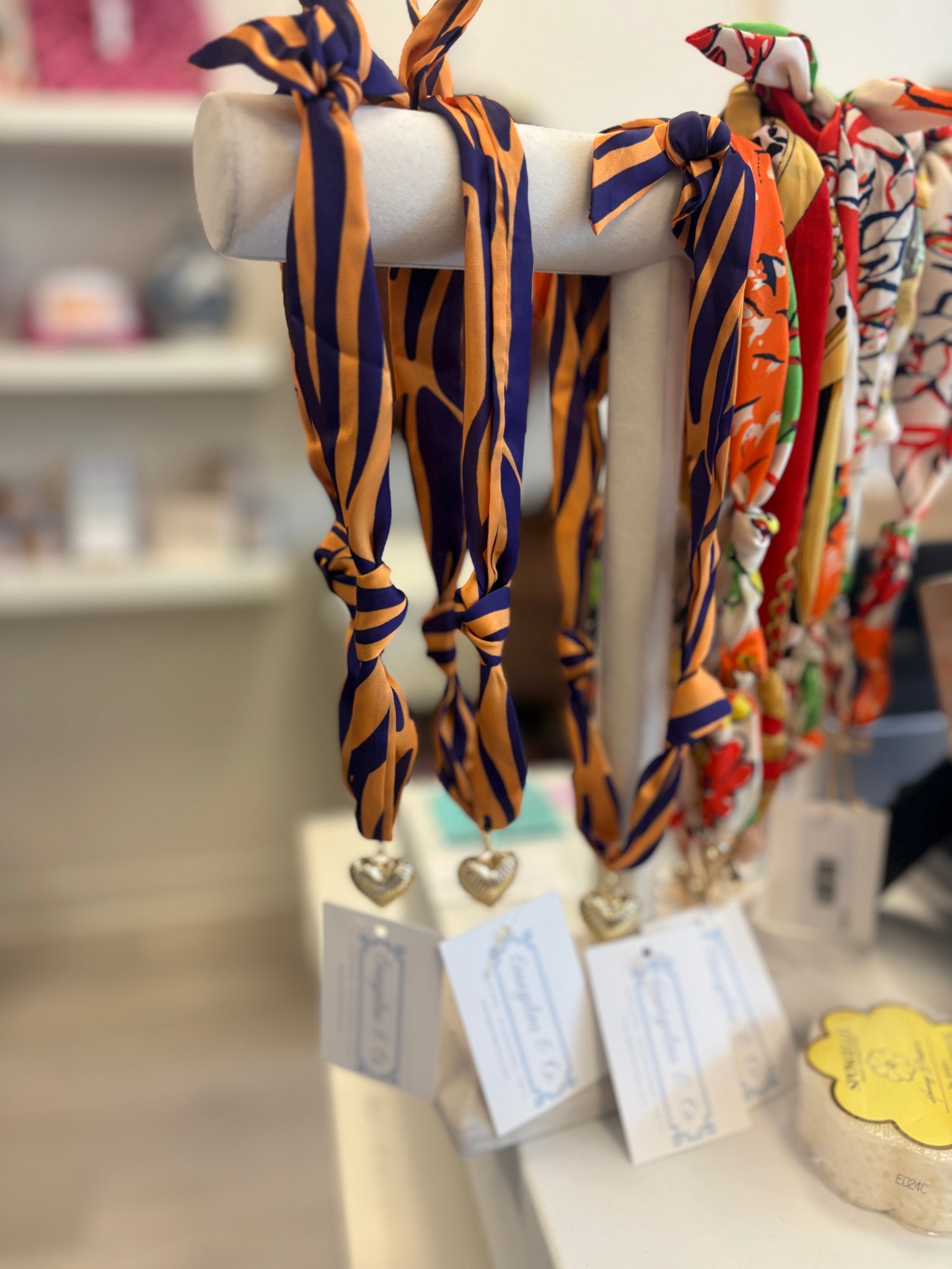 Gameday Scarf Necklace LSU