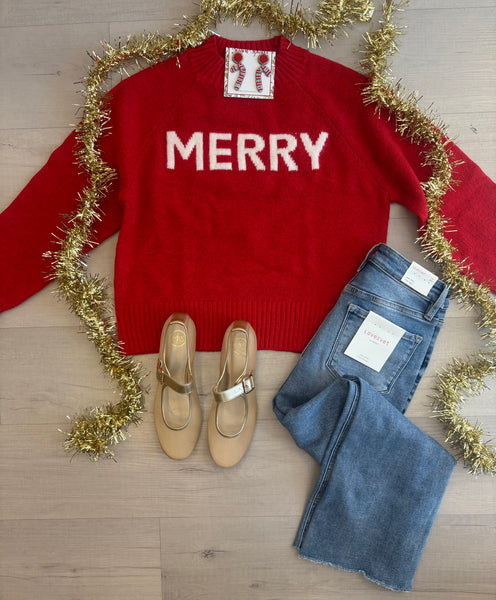 Merry Sweater Red
