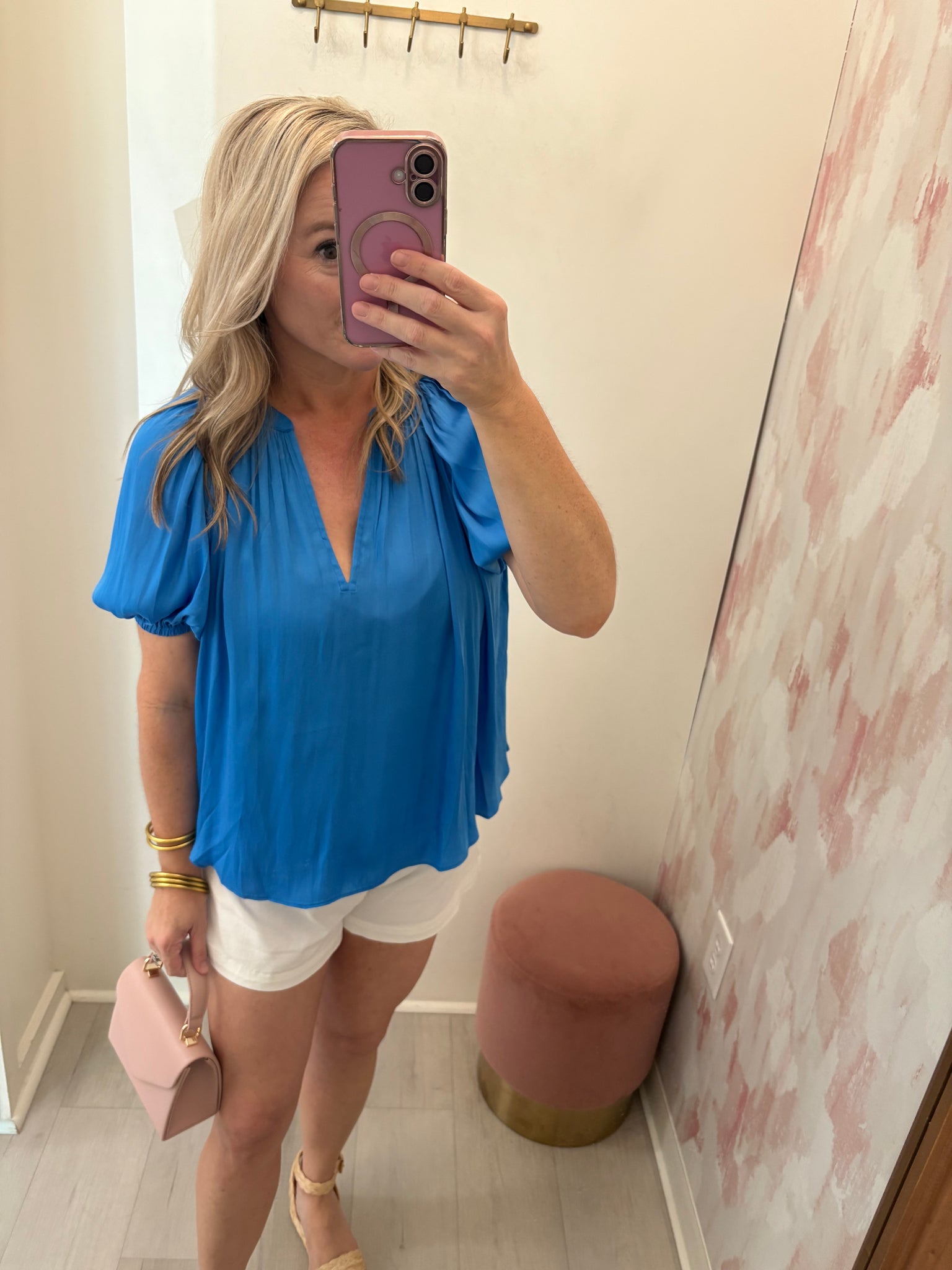 Edessa Blue Blouse