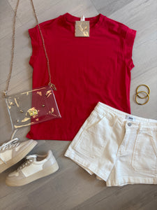 Gameday Rouge Top