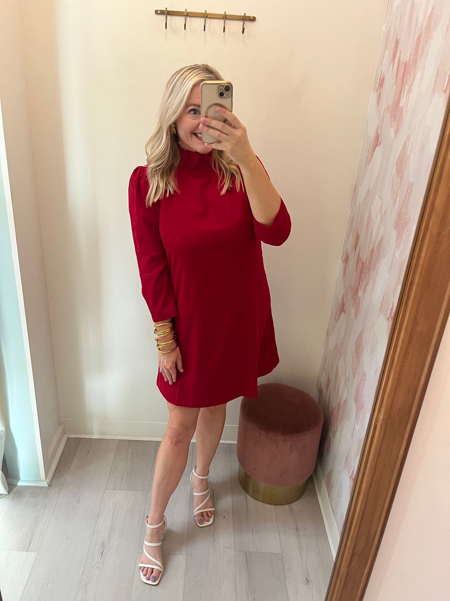 Holiday Party Ready Dress Red