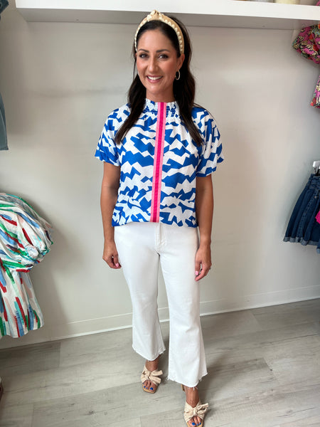 Cobalt Gem Blouse