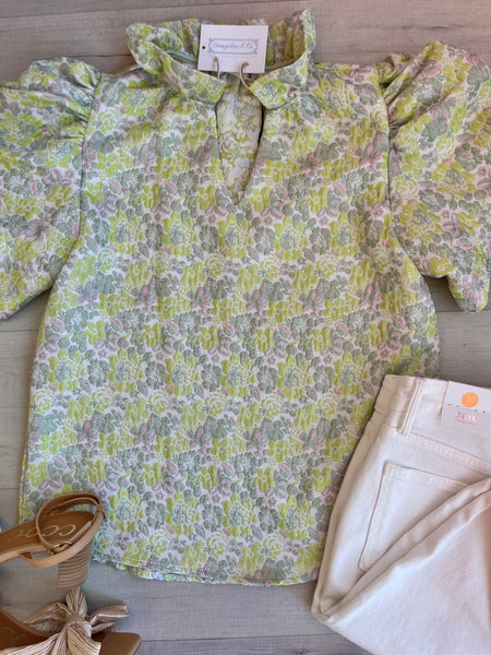 Daffodil Puff Slv Blouse