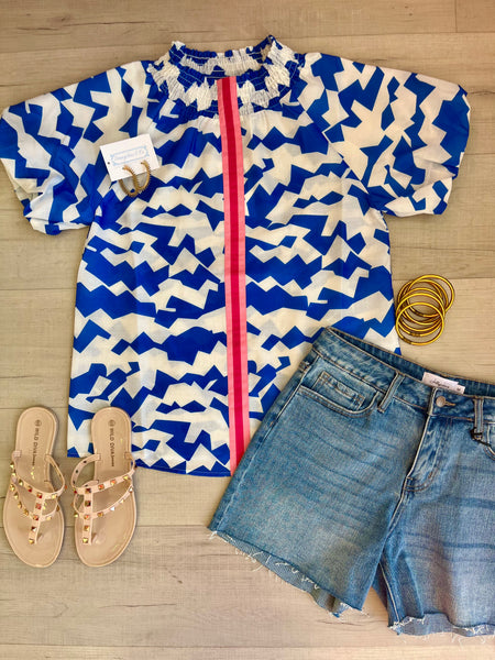 Cobalt Gem Blouse