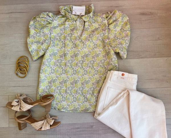 Daffodil Puff Slv Blouse