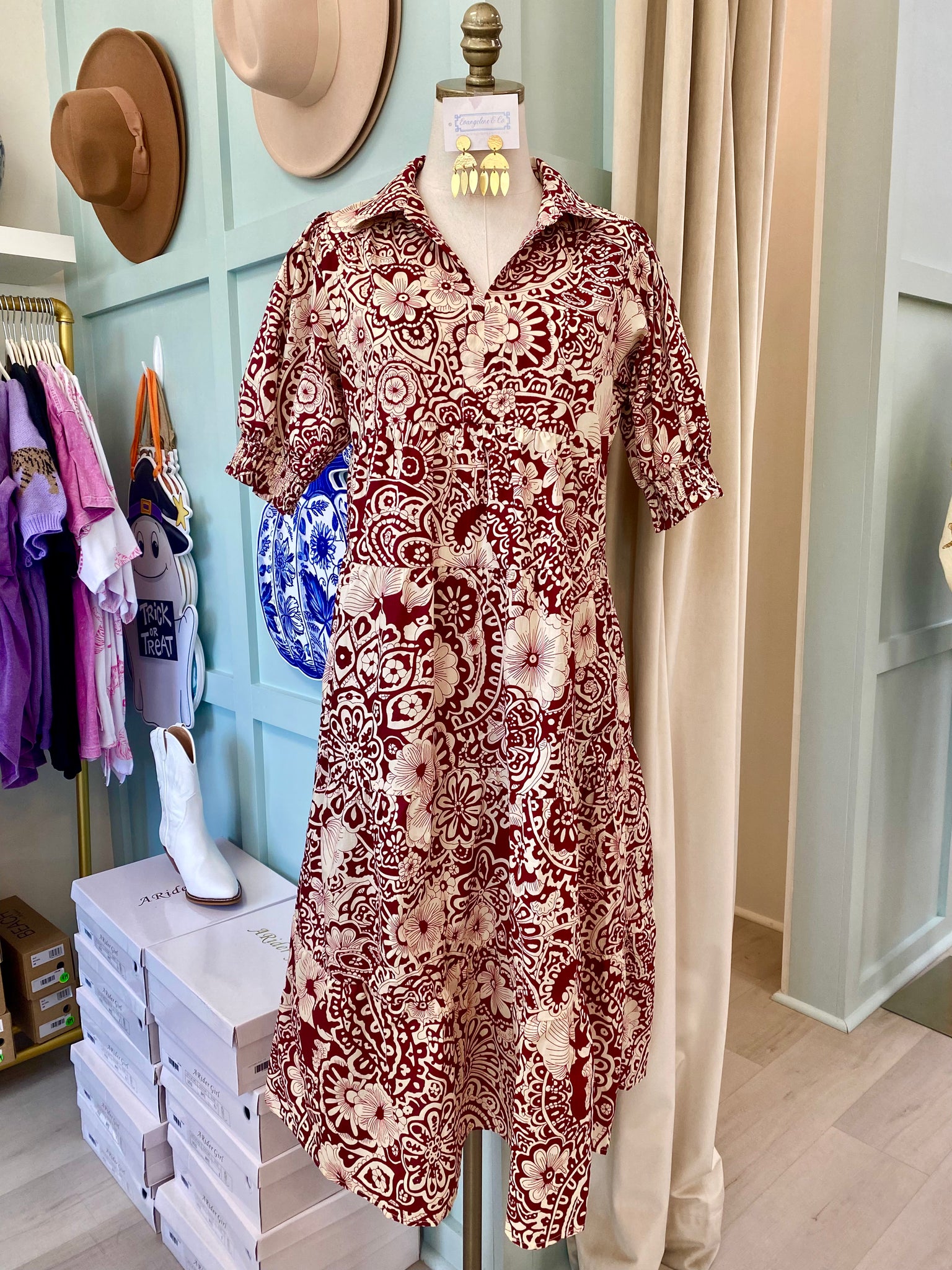 Renn Dress Sangria