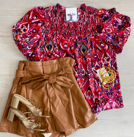 Red Ember Blouse