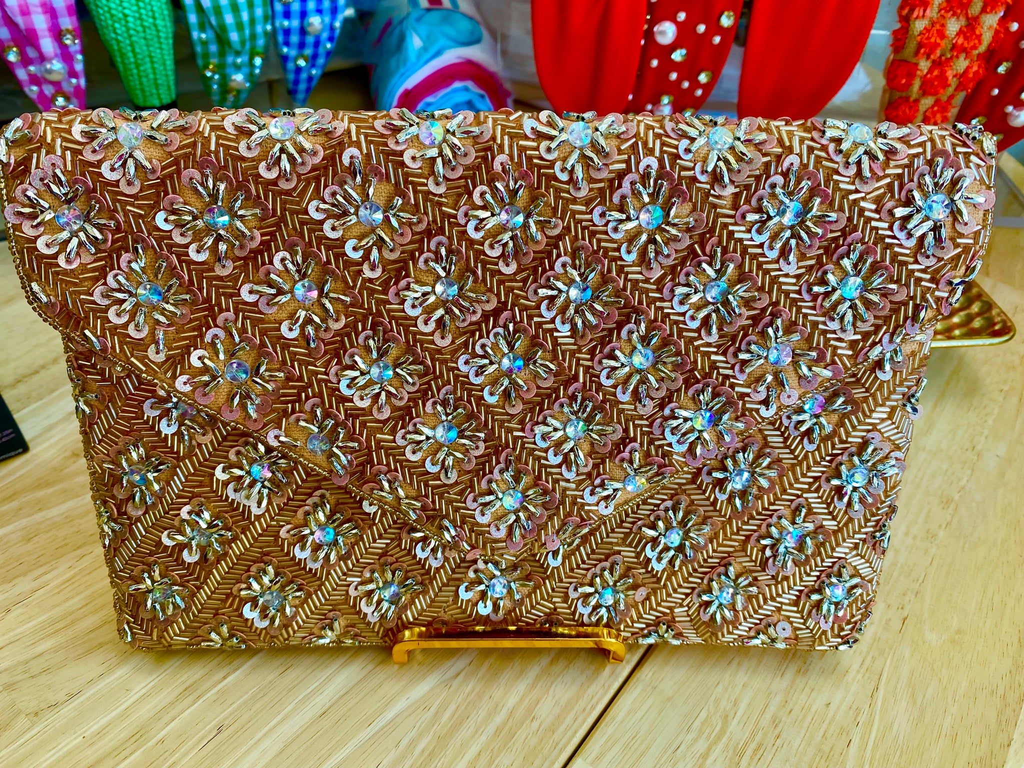 Rosegold Clutch