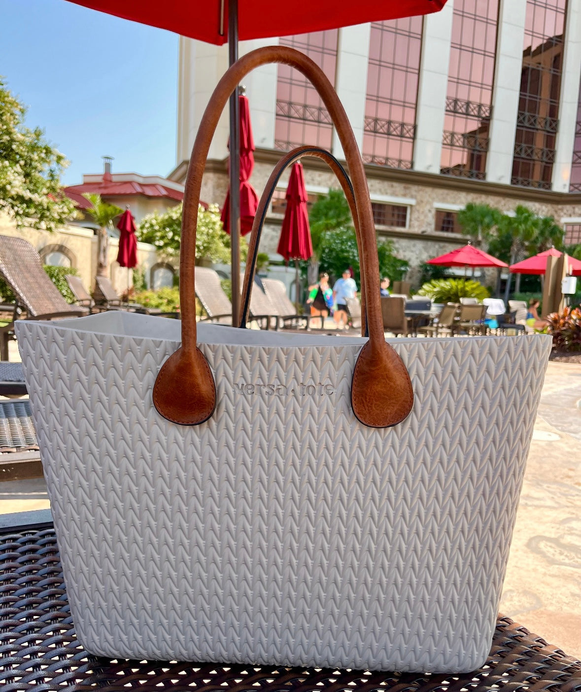 Leather Versa Tote Straps