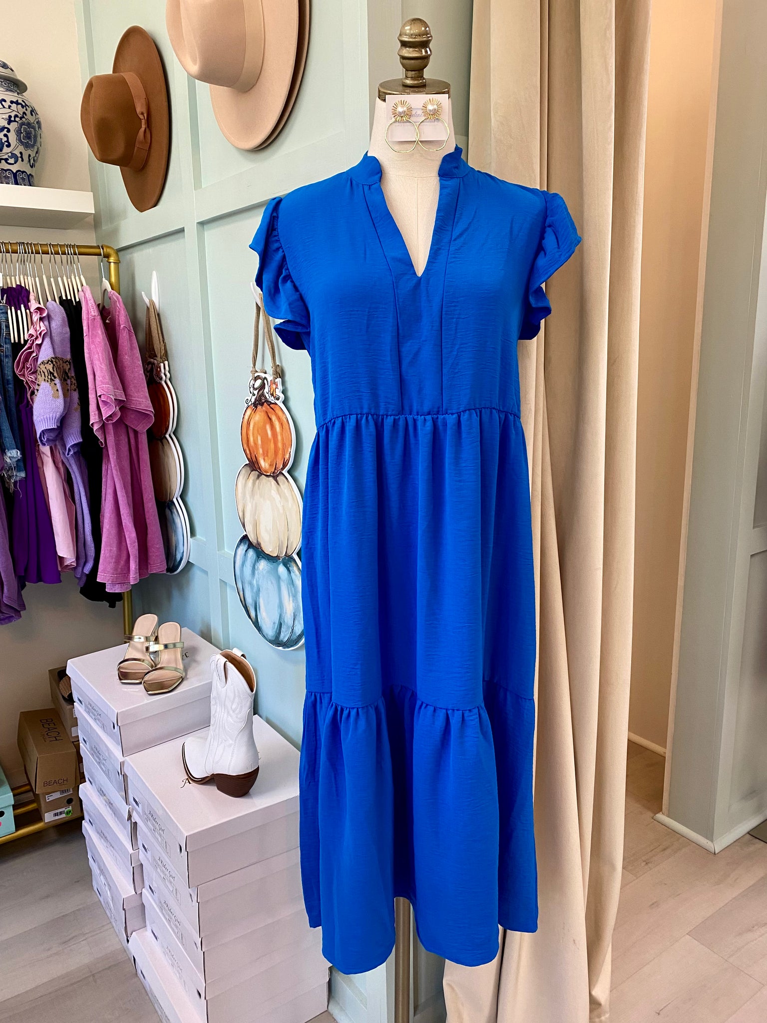 Tori Blue Midi