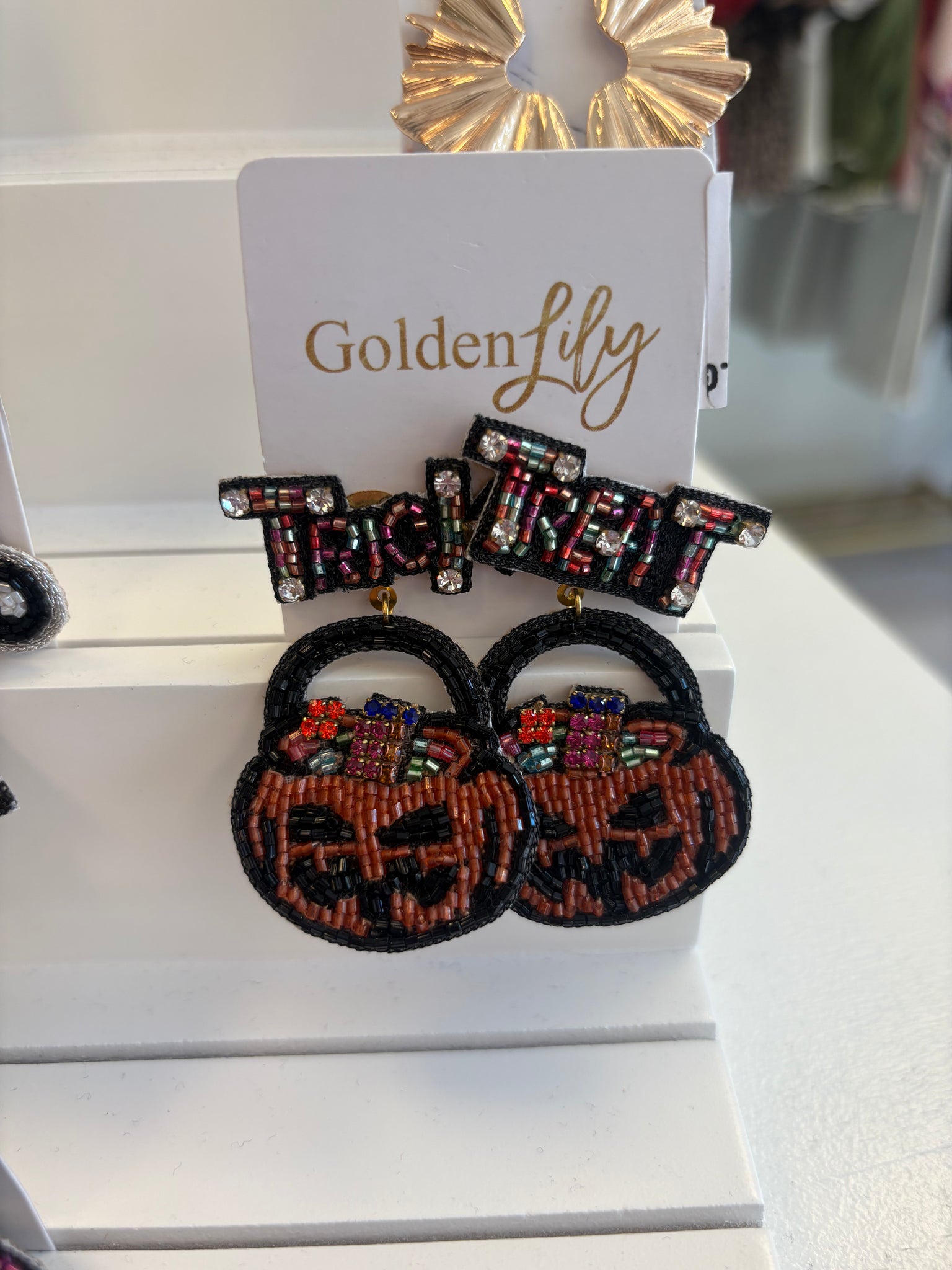 Tic or Treat Pumpkin Earrings