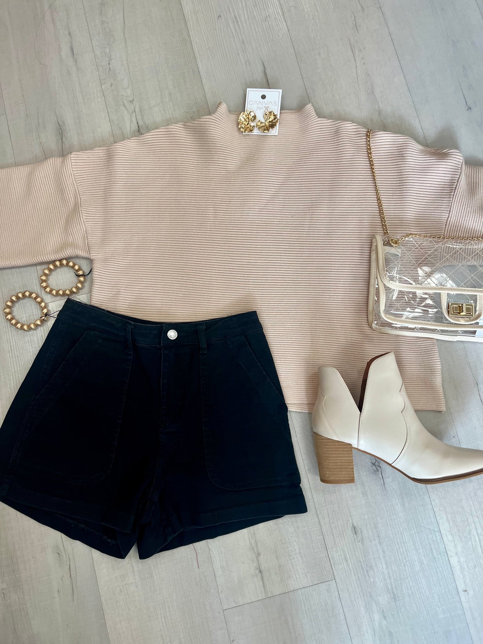 Not Your Casual Top Almond