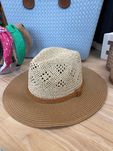 Braided Detail Sun Hat Natural