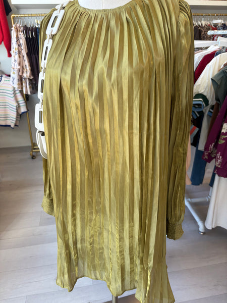 Vandie Pleated Cocktail Dress
