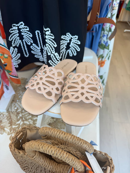 Cutout Detail Sandal Nude