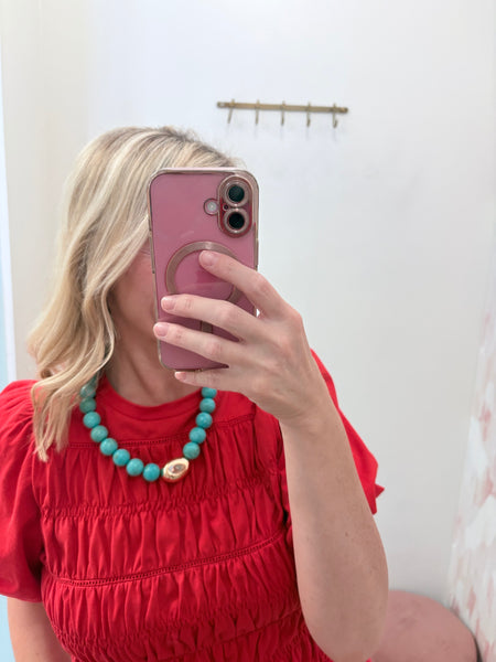 Turqouise Beaded Neckace