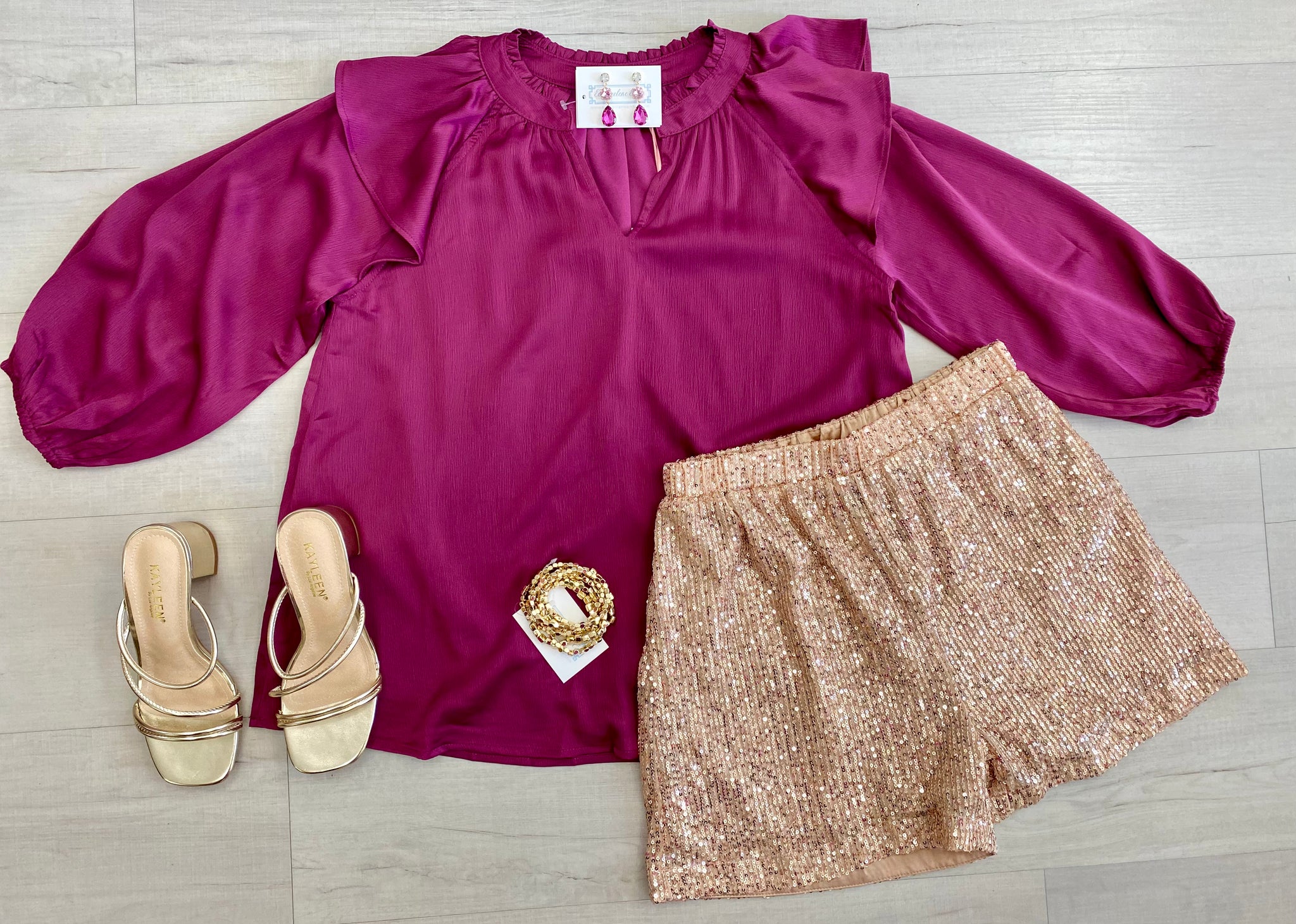 Violet VNeck Blouse