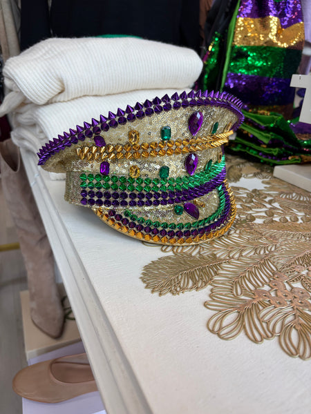 Mardi Gras Captain Hat