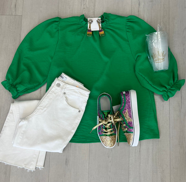 Classic Katherine Blouse Green