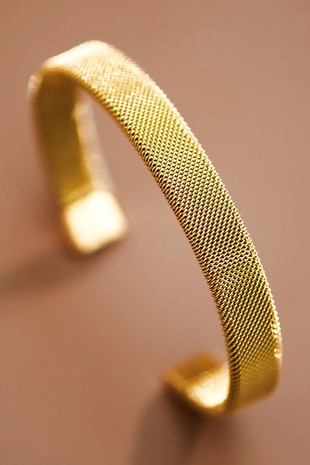 Mesh Gold Cuff Waterproof
