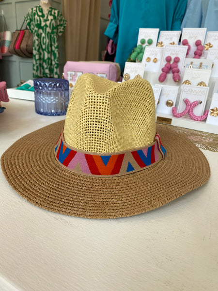 Two Toned Beach Hat