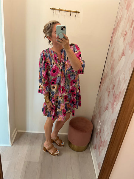 Rhea Orchid Dress