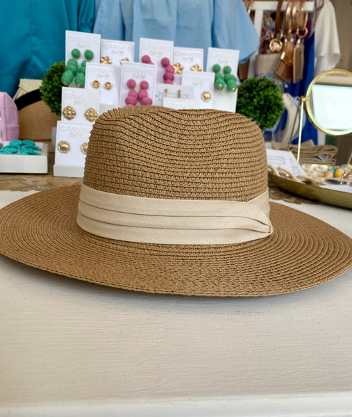 Beach Hat w/ Ivory Band