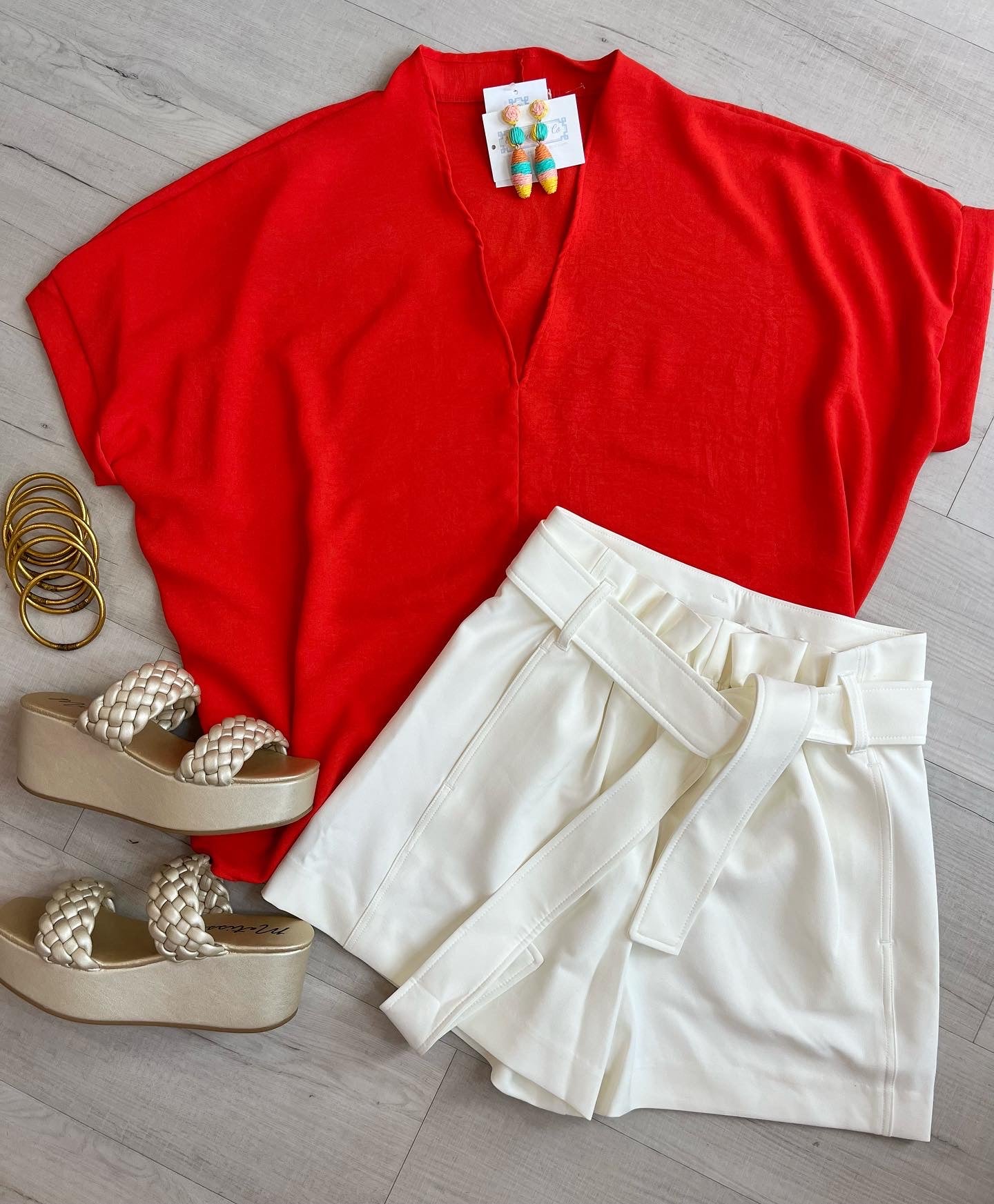 Betty Top Red