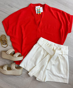 Betty Top Red