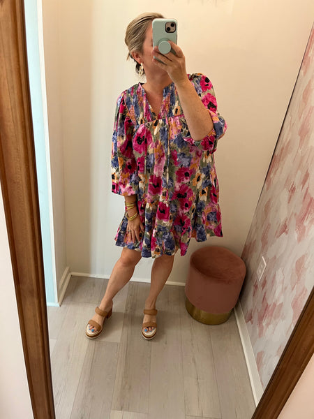 Rhea Orchid Dress