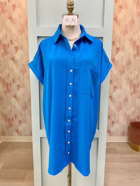 Kimber Dress Colbalt