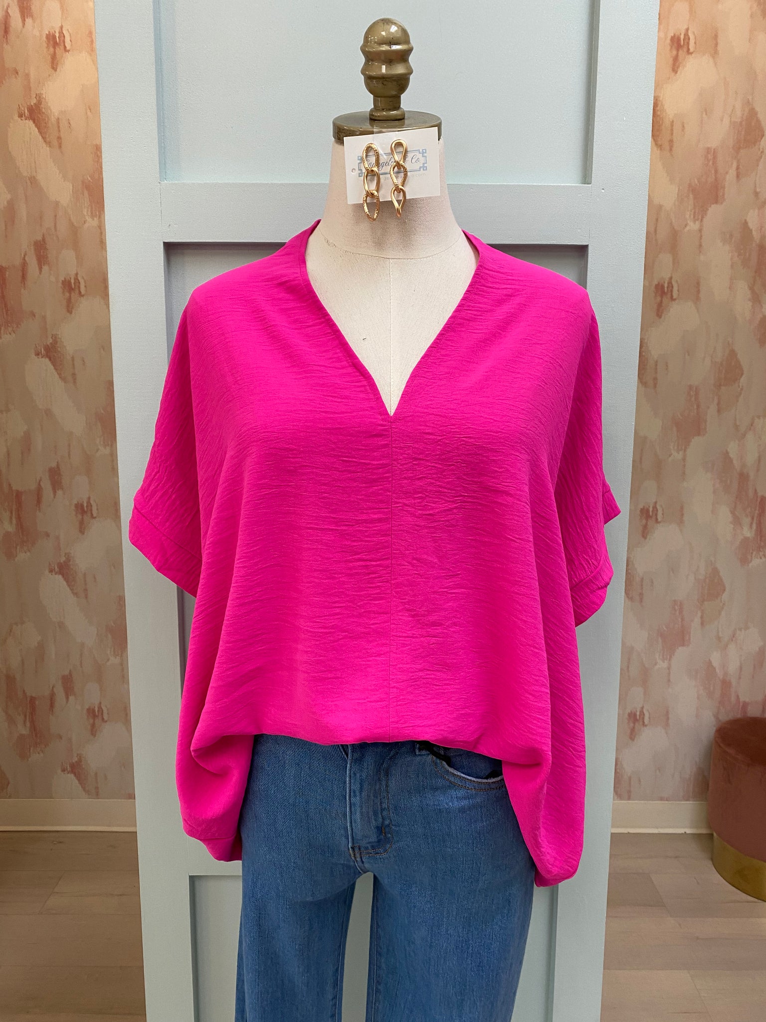 Betty Top Hot Pink