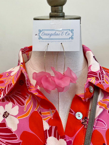 Pink Bloom Earrings
