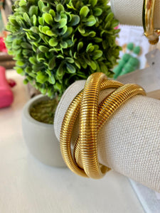 Gold Cobra Bracelet