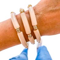 Nude Acrylic Bracelet